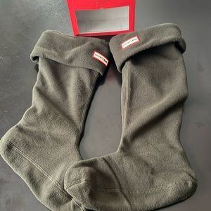 HUNTER Tall Boot Socks liner Size L New